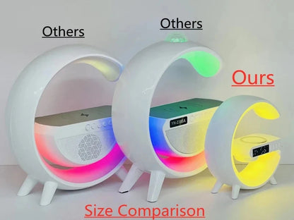 6-in-1 Wireless Charging Station - Charging Pad, Speaker, Night Light, and More!