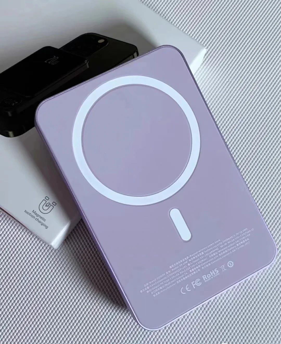 Magnetic Power Bank with Fast Charging for iPhone