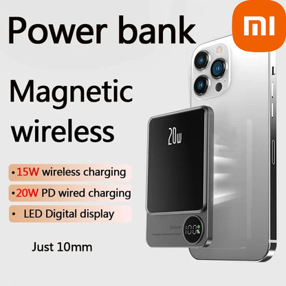 Magnetic Power Bank with Fast Charging for iPhone