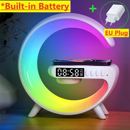 6-in-1 Wireless Charging Station - Charging Pad, Speaker, Night Light, and More!